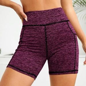 Womens brand new Maroon workout shorts